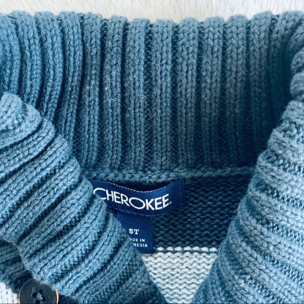 Kids Sweater Pullover Shawl Collar - Picture 3 of 7